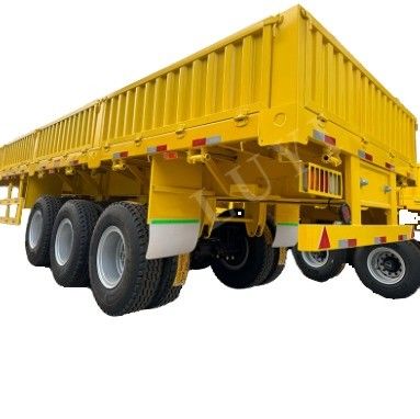 Trailers à trois essieux homologués par la CCC ISO, semi-trailers à paroi latérale
