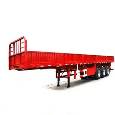Semi-remorque de camion avec paroi latérale amovible et conception polyvalente