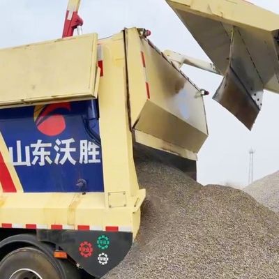 60 tonnes Dump Semi-remorque camion pour le transport de marchandises Matériau d'acier Crawler plancher en direct