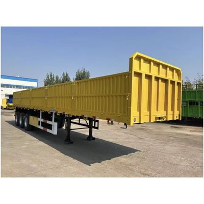 Semi-remorque à suspension mécanique pour remorque de camion de transport de marchandises en vrac à 4 essieux