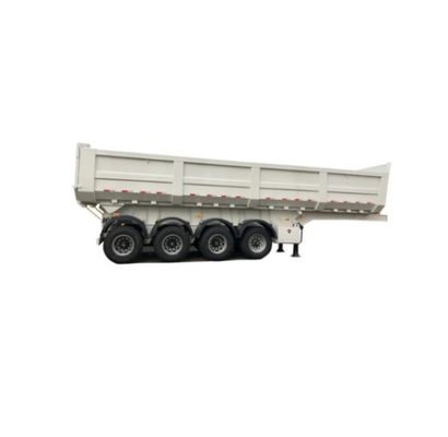 13/16 tonnes système de freinage à double ligne Semi-remorque à décharge arrière pour le transport des mines de charbon