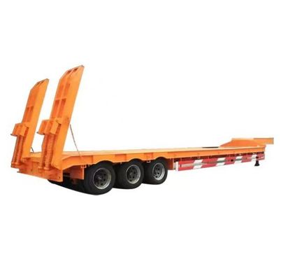 Semi-remorque à coude basse de 100 ou 120 tonnes pour le transport de matériel lourd