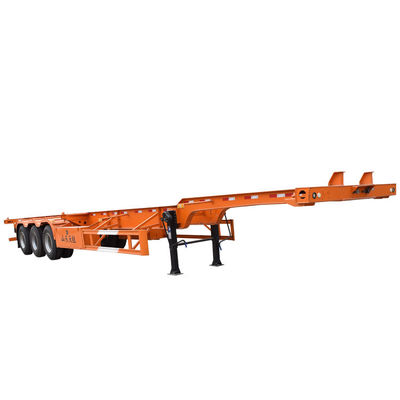 Semi-remorque de transport de conteneurs à 2 ou 3 essieux de 40 pieds avec JOST 2 &quot; 50 mm ou 3,5 &quot; 90 mm King Pin