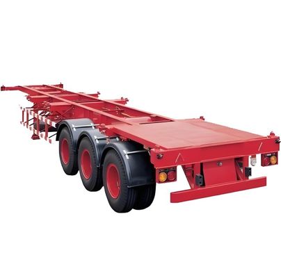 3 essieux 20-45 pieds conteneur châssis squelette semi-remorque avec 12,38x2,48x1,55m Taille