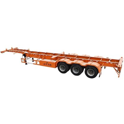 2.00 ou 3,5 pouces de boulon dans le King Pin Q345b Container en acier squelette semi-remorque de Wosheng