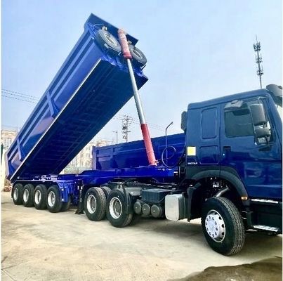 Tracteur à 3 essieux, 4 essieux, 5 essieux, inclinaison, inclinaison, inclinaison, inclinaison arrière, remorque 9300x2500x3450 mm