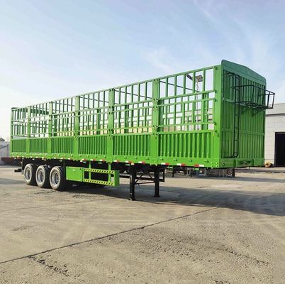 Production directe et vente de remorque à clôture à 3 axes et 4 axes avec charge utile maximale de 30000 kg