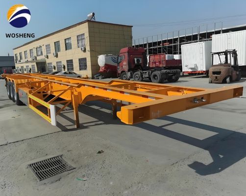 Capacité maximale 50 tonnes Semi-remorque à squelette