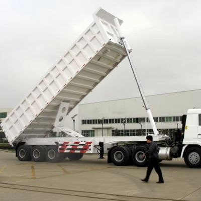 Semi-remorque hydraulique à plusieurs essieux pour remorque de camions