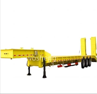 70 80 Tonne Semi-remorque extensible pour le transport de matériel lourd au mieux