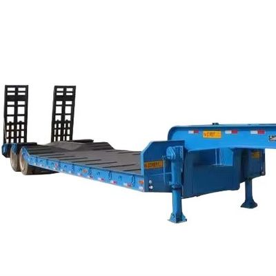 Équipement de transport lourd 3 essieux Semi-remorque pour 60-100 tonnes