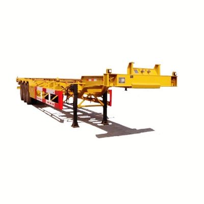 12400x2500x1550 mm Chassis squelettique remorque à conteneurs pour le transport de conteneurs de 40 pieds