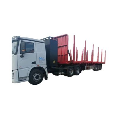 Appareil de remorque à lit plat personnalisable pour le transport de bois/bois/bois