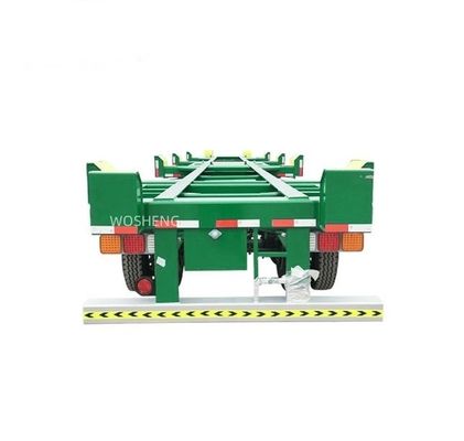 Container personnalisable de 12,38 x 2,48 x 1,55 m, squelette semi-remorque pour le transport de conteneurs