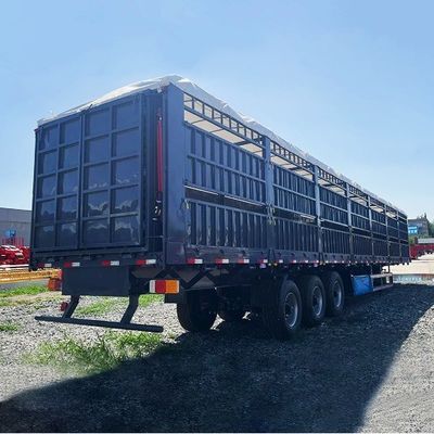 Semi-remorque en acier personnalisable pour un transport flexible et pratique de marchandises animales
