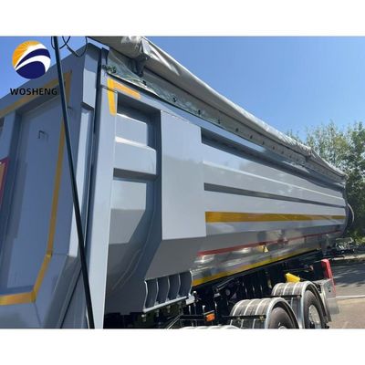 3 essieux à poids lourd pour le transport de sable à remontage de chargement 60 tonnes