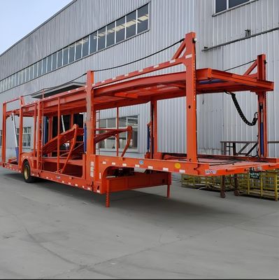 2 essieux véhicule à double pont porte-auto semi-remorque pour le transport de voitures 12R22.5 pneus
