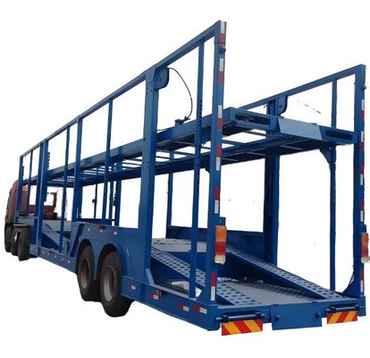 Automobile à deux étages à deux axes certifiée OTTC Transporteur semi-remorque charge payante 6-10 voitures