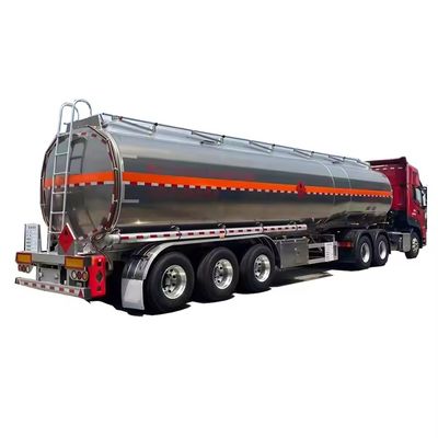 45000 litres réservoir de carburant en alliage d'aluminium en acier inoxydable semi-remorque avec 2/3 essieux