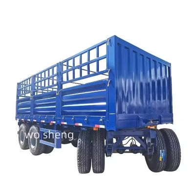 20 à 80 tonnes de camions à remorque avec matériel en acier et taille personnalisable 7600X2450X2500mm