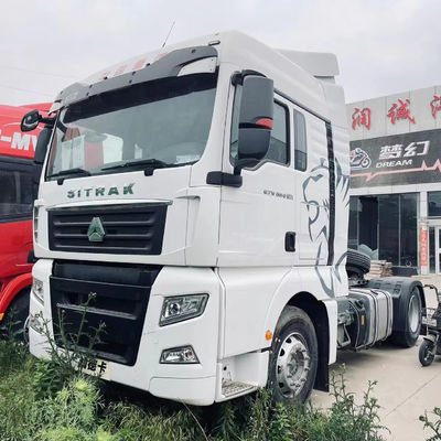 Sitrak G7W 4x2 6x4 Euro6 camion tracteur diesel avec suspension pneumatique et transmission manuelle