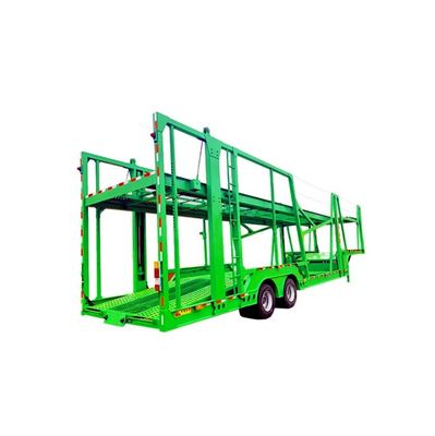 Trailers à deux essieux en acier, semi-remorques, véhicules à deux étages, remorques automatiques