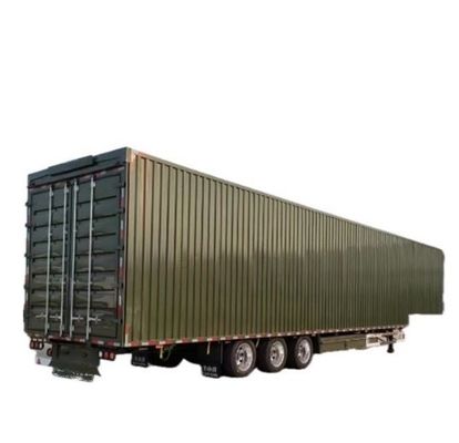 Wosheng 3 axes logistique bande d'aile camion semi-remorque 30-40 tonnes Max charge utile camion remorque