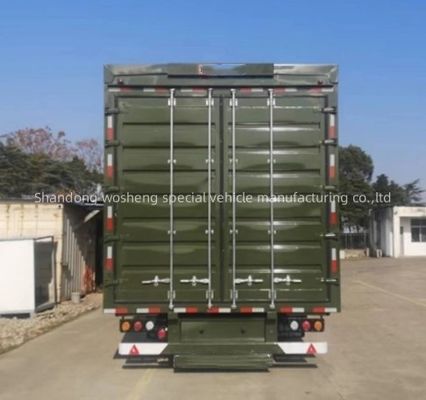 Wosheng 3 axes logistique bande d'aile camion semi-remorque 30-40 tonnes Max charge utile camion remorque