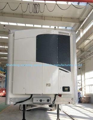 Réfrigérateur congélateur semi-remorques sur mesure avec des essieux 13T/16T de Wosheng
