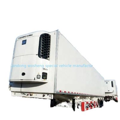 3 axes en acier 40/45f/48ft réfrigérateur semi-remorque parfaite pour le transport de nourriture froide