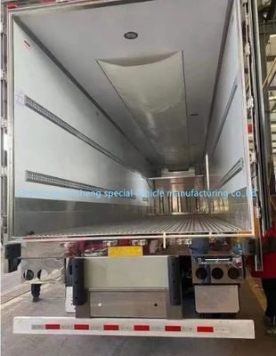 3 axes en acier 40/45f/48ft réfrigérateur semi-remorque parfaite pour le transport de nourriture froide