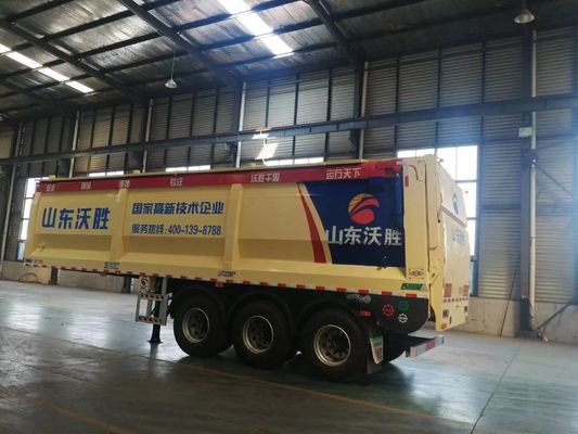 Trailer de camion avec ceinture de roulement intelligente de type Wosheng et ceinture de convoyeur automatique