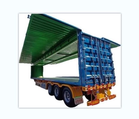 King Pin 90 3,5&quot; JOST/Other Wosheng 3 Axle 30/40T Logistique Semi-remorque à volets