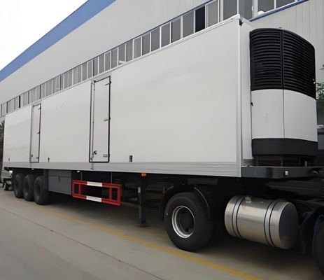 Couleur personnalisée Wosheng 3 Axle 20 40 45 53 Ft congélateur réfrigérateur Van Semi-remorque