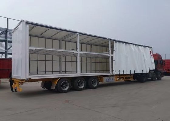 Trailer de camion coulissant avec suspension mécanique / aérienne