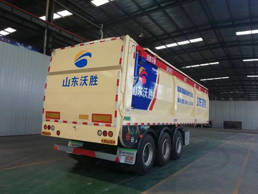Wosheng Dernier modèle de semi-remorque à décharge arrière avec système de freinage de soupape relais Wabco RE 6