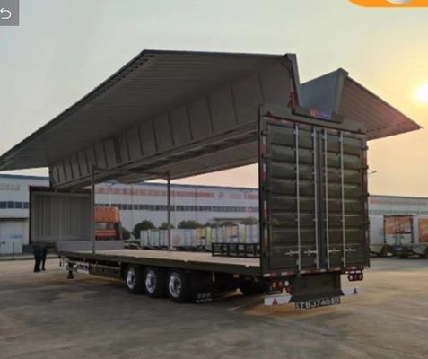 BPW/FUWA 3 axes logistique fourgonnette sèche type fourgonnette fermée semi-remorque à la demande du client