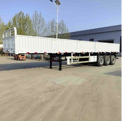 Semi-remorque 3 essieux Truck clôture panneau métallique mur côté professionnel 12400x2610x1550mm