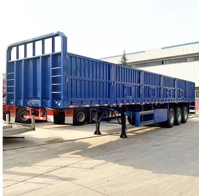 Semi-remorque de camion avec paroi latérale amovible et conception polyvalente