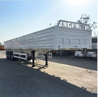 Semi-remorque de camion avec paroi latérale amovible et conception polyvalente