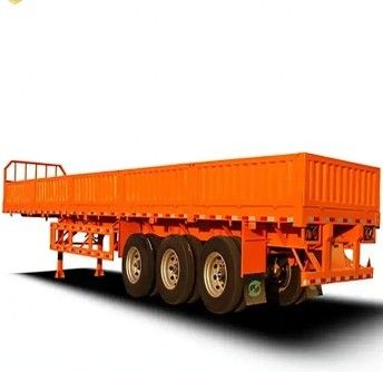 Semi-remorque de camion avec paroi latérale amovible et conception polyvalente