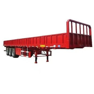 3 4 essieux 30-60 tonnes remorque murale latérale clôture semi-remorque et remorque de camion avec normes
