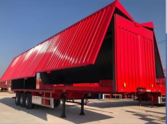 Logistique Voiture à fourgonnette de l'aile alimentaire Box Semi-remorque avec 90 King Pin 15100mmx2550mmx4000mm