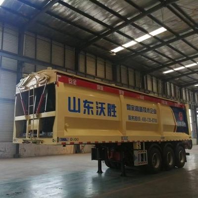 60000 kg Maximum de charge utile Crawler/Dump Truck à plancher en direct avec transport et caractéristiques bidirectionnelles