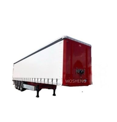 Semi-remorque Wosheng 2024 3 Axle Express et Logistique Rideau côté Semi-remorque
