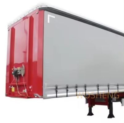 Semi-remorque Wosheng 2024 3 Axle Express et Logistique Rideau côté Semi-remorque