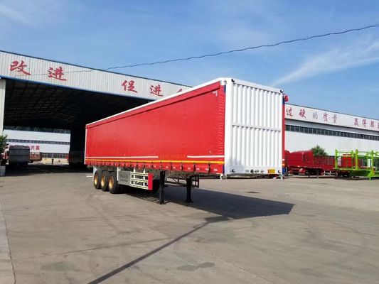 Semi-remorque Wosheng 2024 3 Axle Express et Logistique Rideau côté Semi-remorque