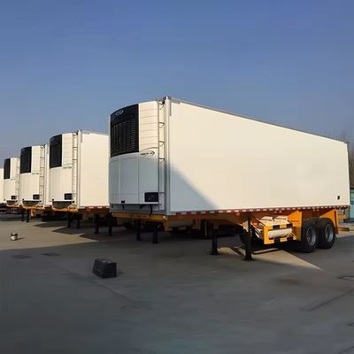 Q345B T700 Matériau Lourde Charge 45FT Semi-remorque réfrigérée avec unité de puissance Reefer