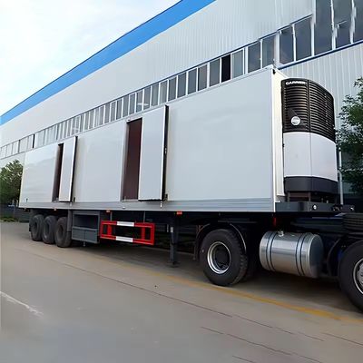 Q345B T700 Matériau Lourde Charge 45FT Semi-remorque réfrigérée avec unité de puissance Reefer