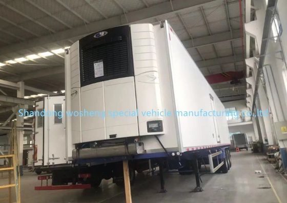 Semi-remorque réfrigérée à 3 essieux 45 pieds pour semi-camion réfrigérateur congélateur